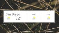 Google Weather Skin