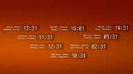 Yard World Clock Skin