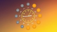 The Weather Clock Skin