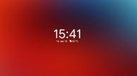 Android Pie Style Clock Skin