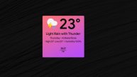 Weather Card Skin