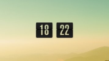 Countdown Clock Transparent Skin