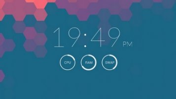 Clear - Simple Time and System Skin