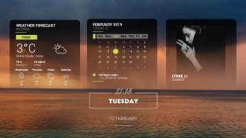 41 Rainmeter Calendar Skins Windows 10 8 7