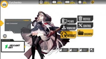 Anime HD Clock Widget Free Download