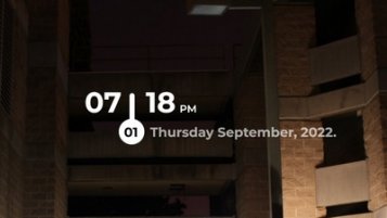 Lumiere Digital Clock Skin