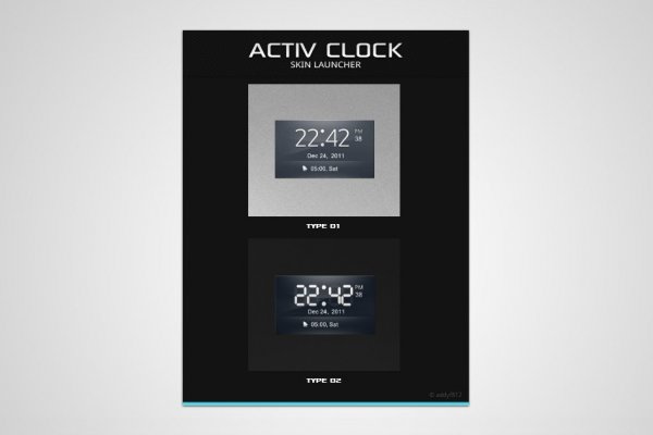 Activ Clock Rainmeter Skin #4
