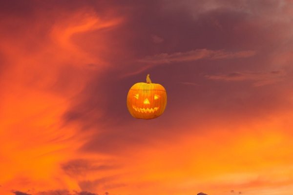 Halloween Pumpkin Rainmeter Skin #1