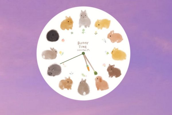 BunnyTime Rainmeter Skin #2