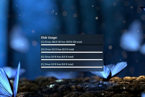 FluentDash Rainmeter Skin #2
