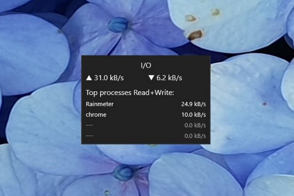Monochrome Rainmeter Skin #3