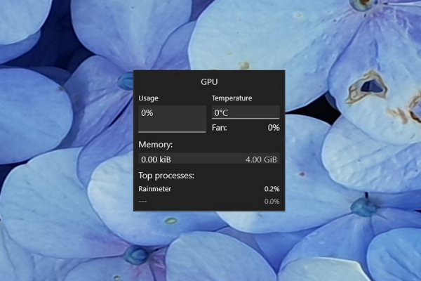 Monochrome Rainmeter Skin #8