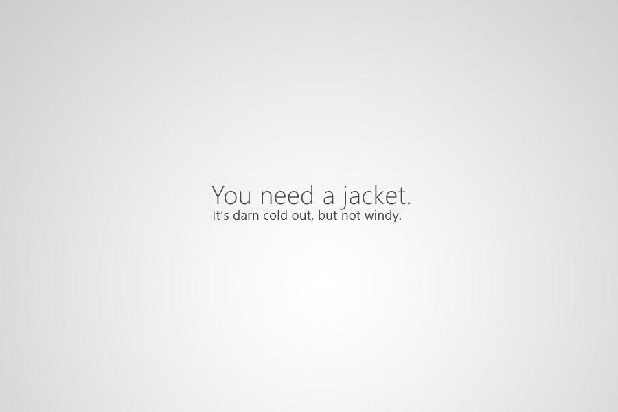 Do I Need A Jacket Rainmeter Skin