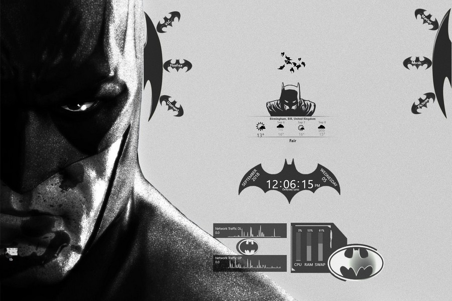 Batman The Dark Knight Rises Theme for Windows 10  11
