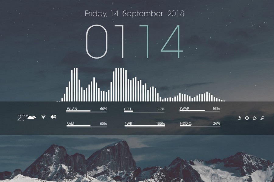 Rainmeter Skins - Official RMSkins and Windows 10 Themes